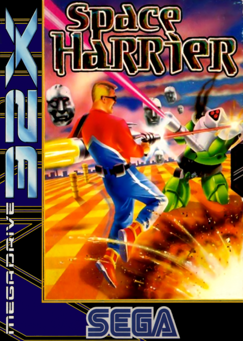 Jaquette de Space Harrier