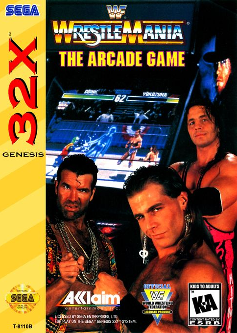 Jaquette de WWF WrestleMania The Arcade Game