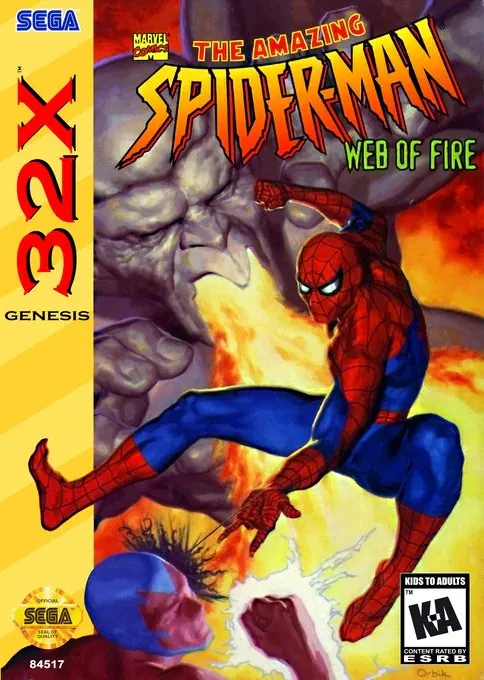 Jaquette de Spider-Man Web of Fire
