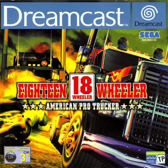Jaquette de 18 Wheeler : American Pro Trucker