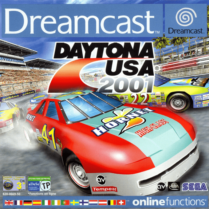 Jaquette de Daytona USA 2001