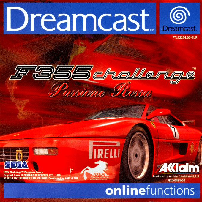 Jaquette de F355 Challenge : Passione Rossa