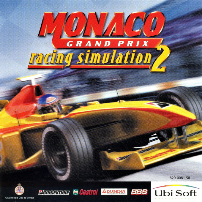 Jaquette de Racing Simulation 2 : Monaco Grand Prix
