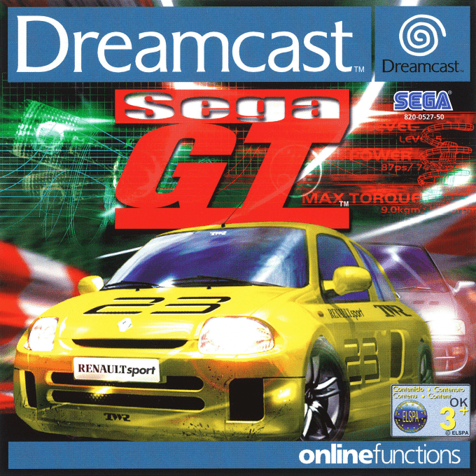 Jaquette de Sega GT