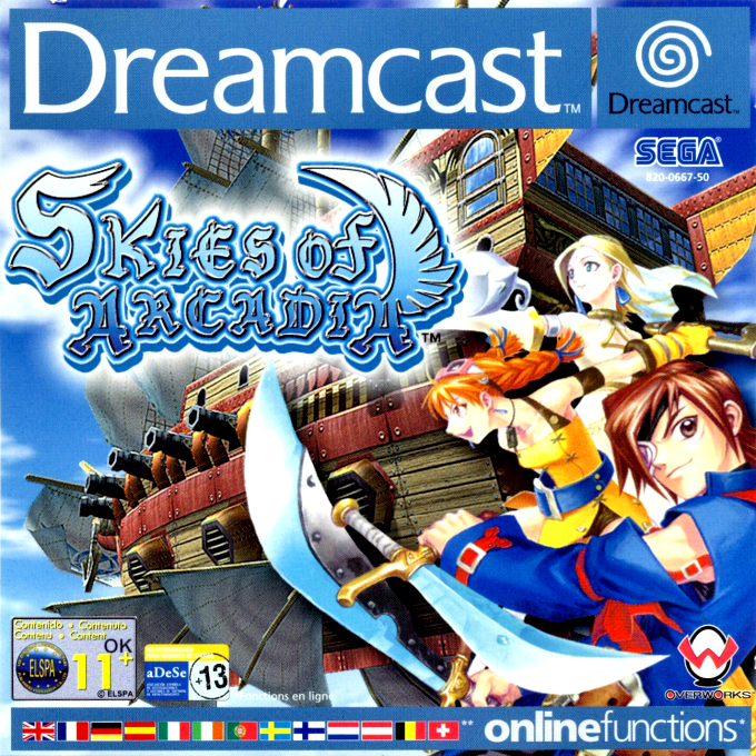 Jaquette de Skies of Arcadia