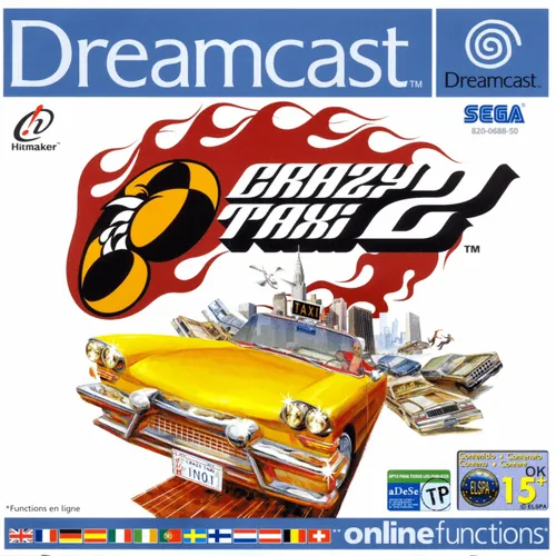 Jaquette de Crazy Taxi 2