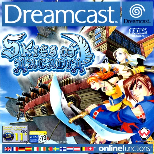 Jaquette de Skies of Arcadia