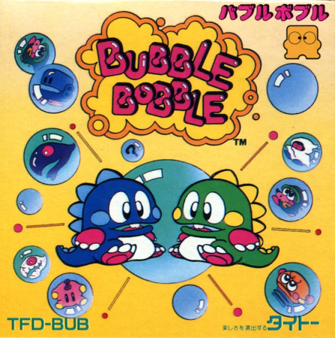 Jaquette de Bubble Bobble