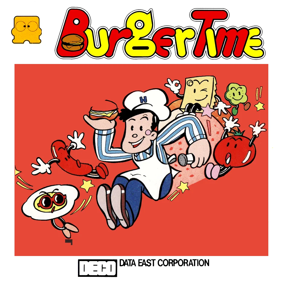 Jaquette de Burgertime