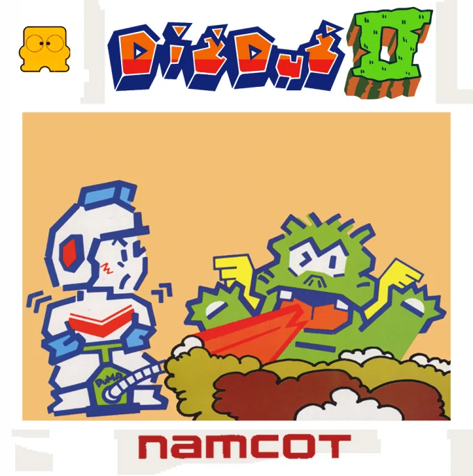 Jaquette de Dig Dug 2