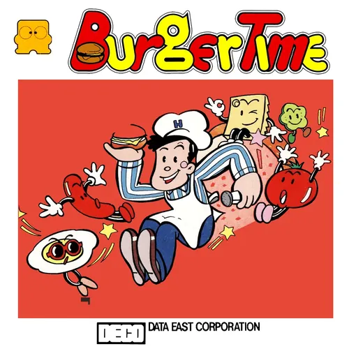 Jaquette de Burgertime
