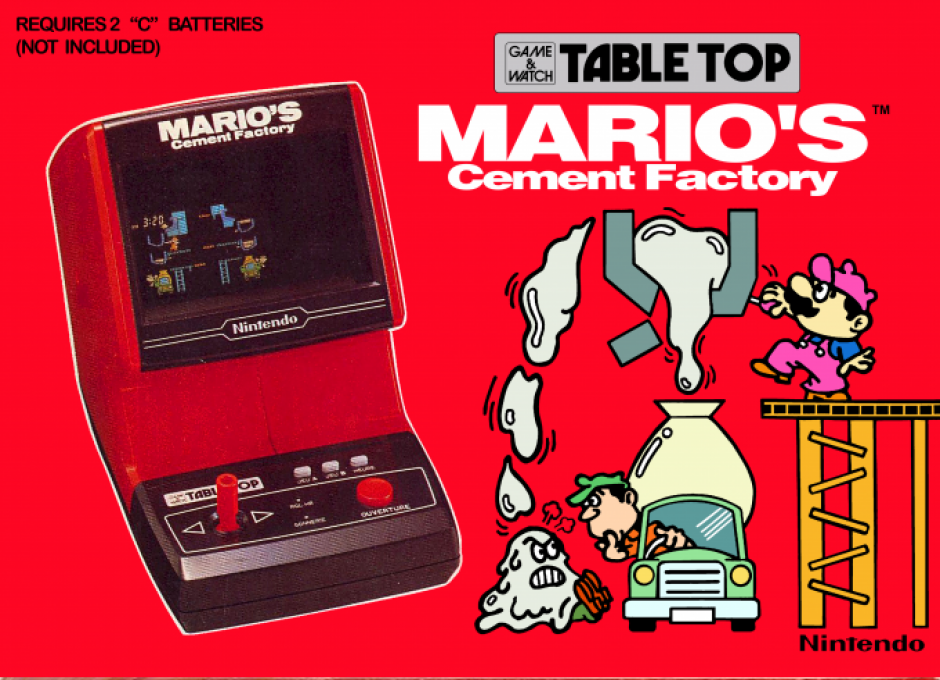 Jaquette de Mario's Cement Factory (Table Top)