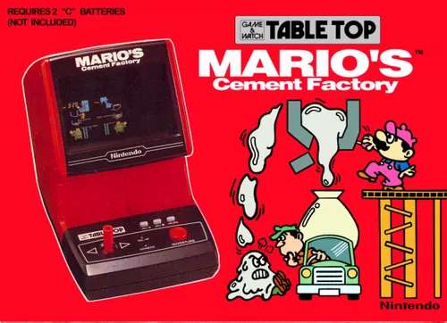 Jaquette de Mario's Cement Factory (Table Top)