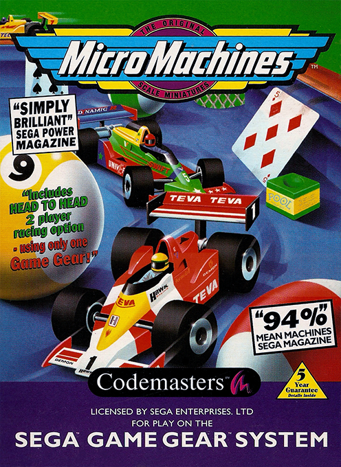 Jaquette de Micro Machines