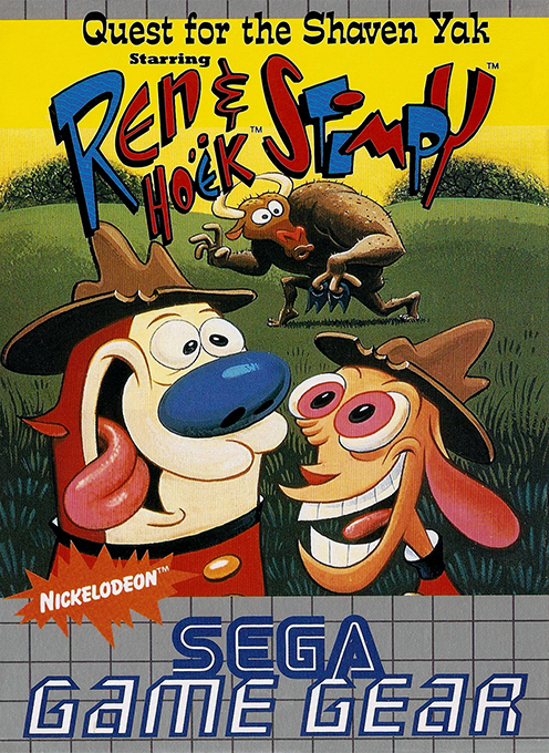 Jaquette de Quest for the Shaven Yak starring Ren Hoek & Stimpy
