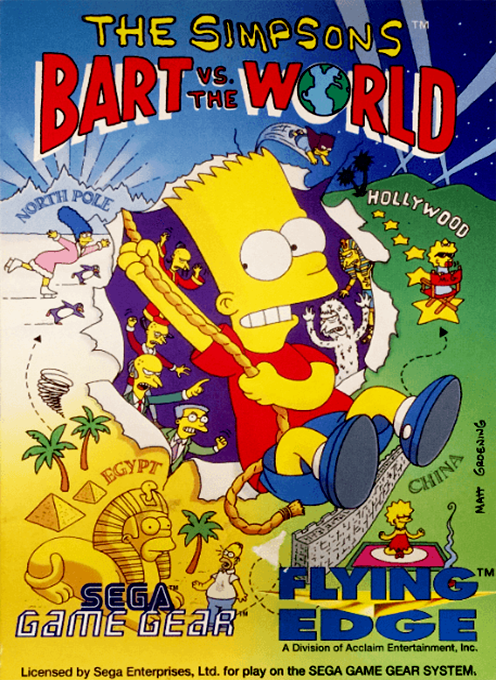 Jaquette de The Simpsons : Bart vs the World