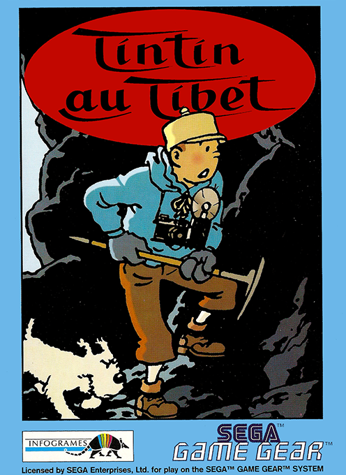 Jaquette de Tintin au Tibet