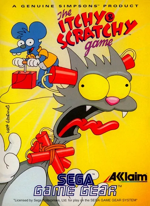 Jaquette de Itchy & Scratchy Game