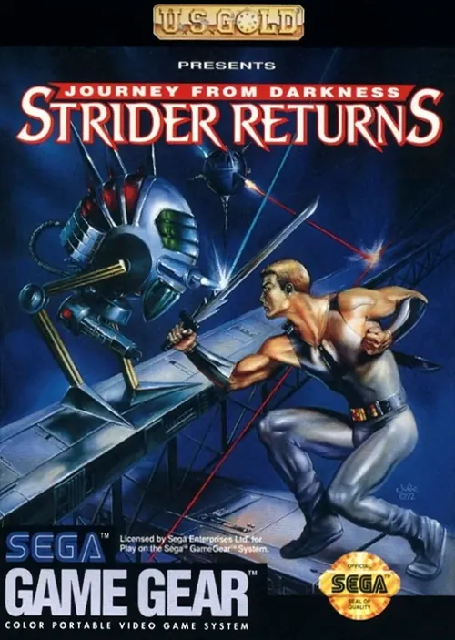 Jaquette de Strider Returns Journey from the Darkness