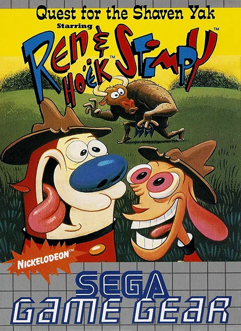Jaquette de Quest for the Shaven Yak starring Ren Hoek & Stimpy