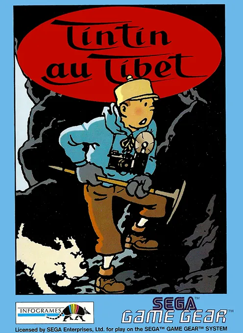 Jaquette de Tintin au Tibet