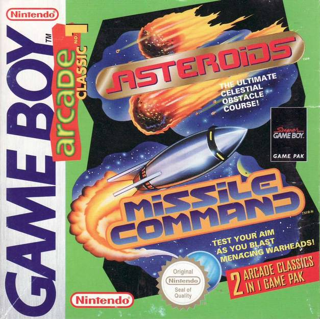 Jaquette de Arcade Classic No. 1 - Asteroids & Missile Command