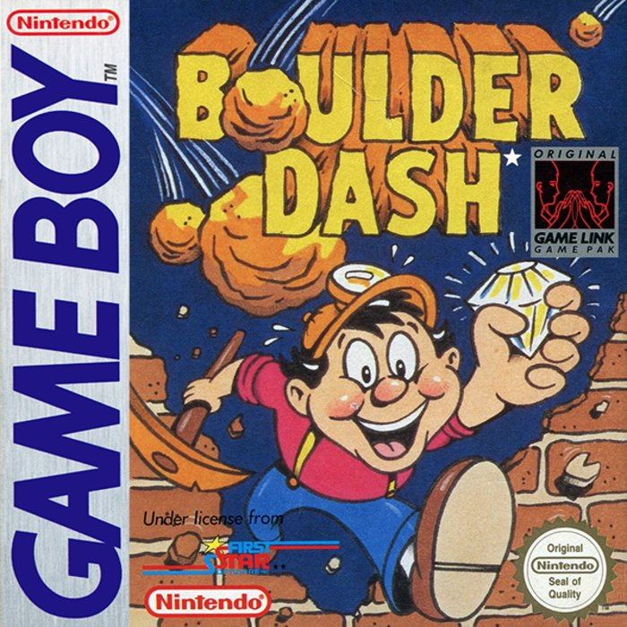 Jaquette de Boulder Dash