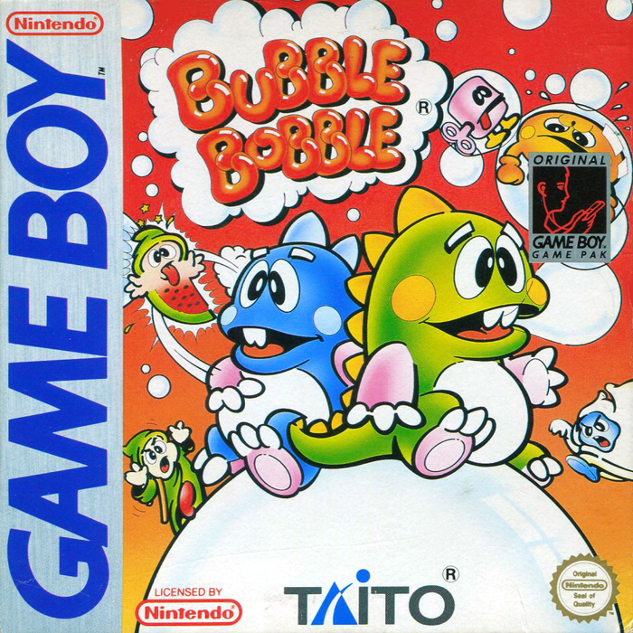 Jaquette de Bubble Bobble