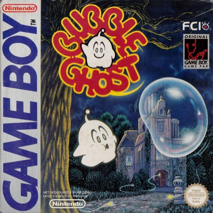 Jaquette de Bubble Ghost