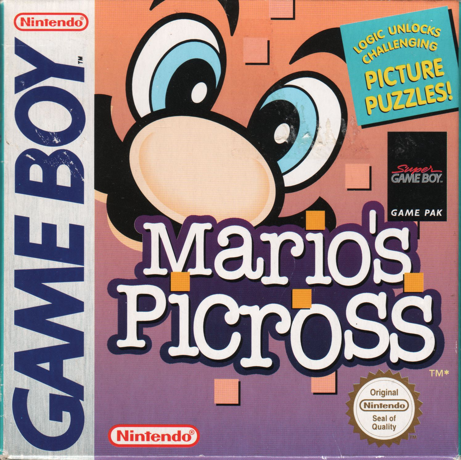 Jaquette de Mario's Picross