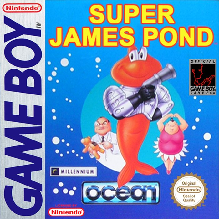 Jaquette de Super James Pond
