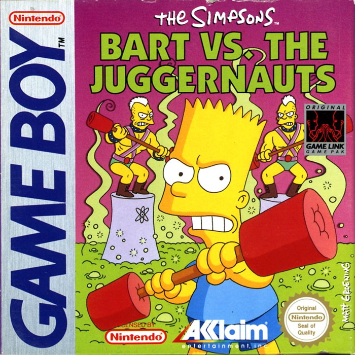 Jaquette de The Simpsons Bart vs. The Juggernauts