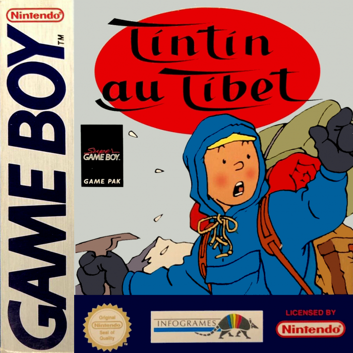 Jaquette de Tintin au Tibet