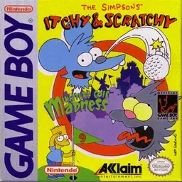 Jaquette de The Simpsons Itchy & Scratchy in Miniature Golf Madness