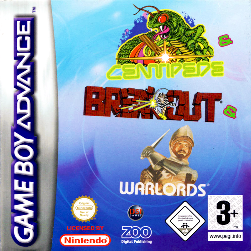 Jaquette de Breakout Centipede Warlords