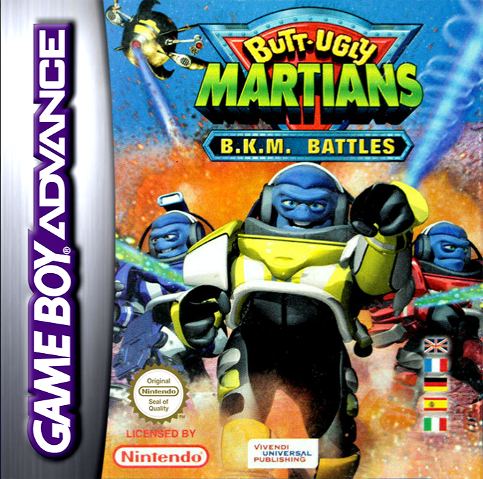 Jaquette de Butt-Ugly Martians : B.K.M. Battles