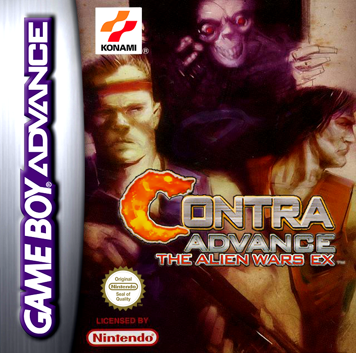 Jaquette de Contra Advance : The Alien Wars EX