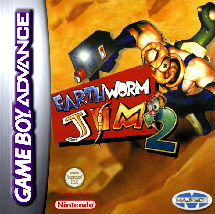 Jaquette de Earthworm Jim 2