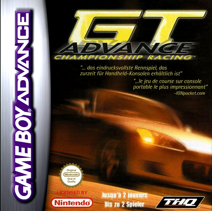 Jaquette de GT Advance : Championship Racing