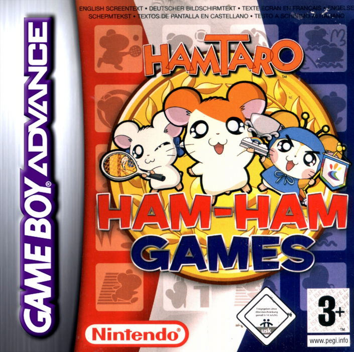 Jaquette de Hamtaro : Ham-Ham Games