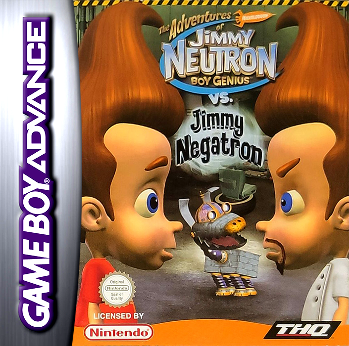 Jaquette de The Adventures Of Jimmy Neutron - Boy Genius Vs. Jimmy Negatron