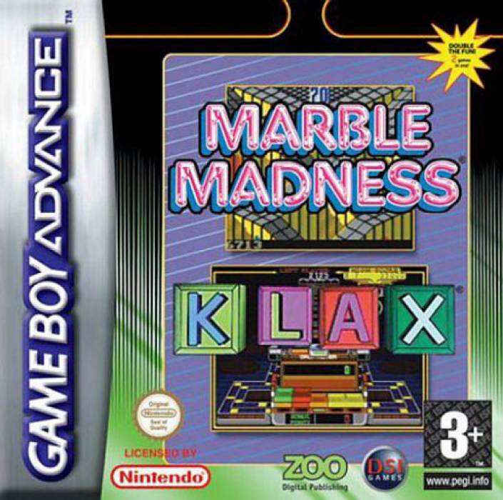 Jaquette de Marble Madness / Klax