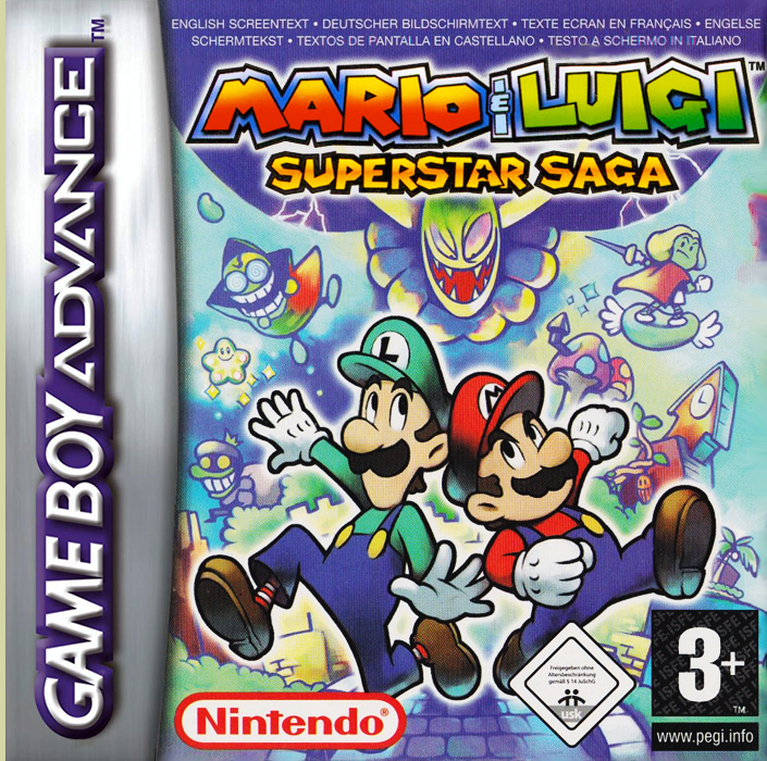 Jaquette de Mario & Luigi : Superstar Saga
