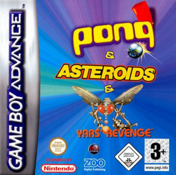 Jaquette de Pong Asteroids Yars' Revenge