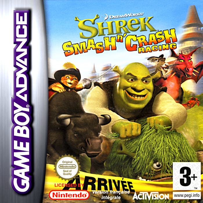 Jaquette de Shrek Smash n' Crash Racing