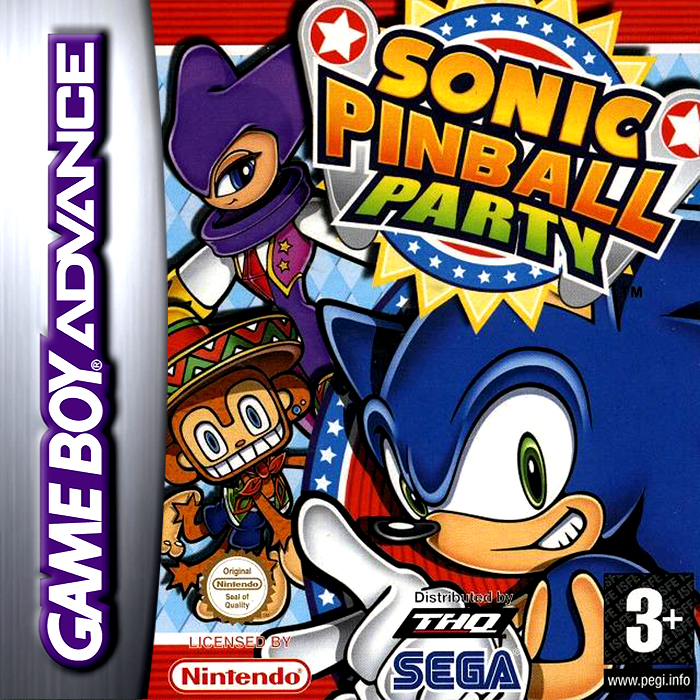 Jaquette de Sonic Pinball Party