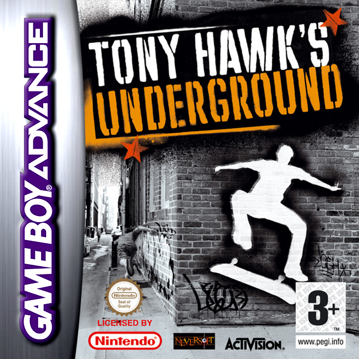 Jaquette de Tony Hawk's Underground