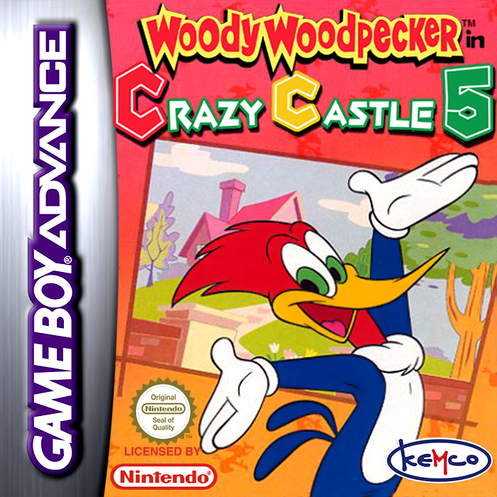 Jaquette de Woody Woodpecker in Crazy Castle 5