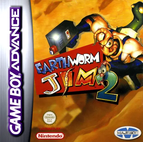 Jaquette de Earthworm Jim 2