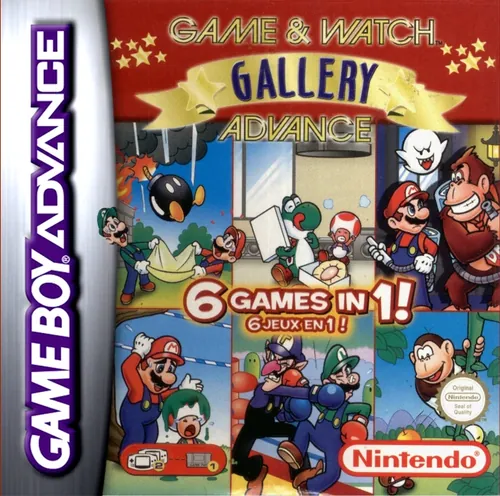 Jaquette de Game and Watch Gallery Advance